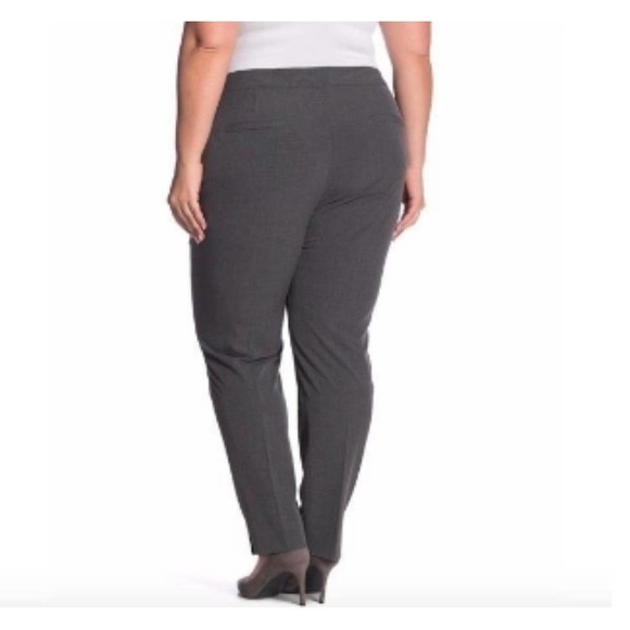 Halogen Taylor Fit Black Slim Leg Business Work dressy Pants Plus Size 20 NWT - Picture 4 of 9